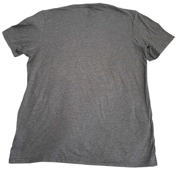 Nearly New! Adidas Gray Cotton Blend Short Sleeve Tee - Size Large - Picture 3 of 5